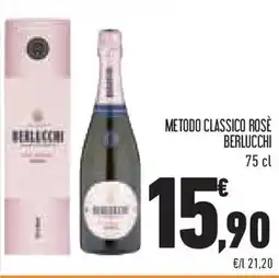 Conad Superstore Metodo classico rosè BERLUCCHI offerta