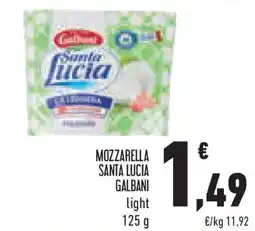 Conad Superstore Mozzarella santa lucia GALBANI offerta