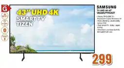 Ipercoop SAMSUNG TV UHD 4K 43" UE43DU7170UXZT offerta