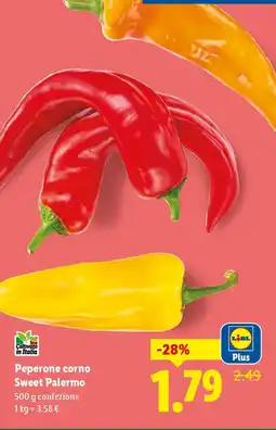 Lidl Peperone corno Sweet Palermo offerta