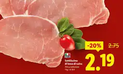 Lidl Sottilissime di lonza di suino offerta