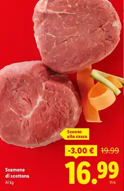 Lidl Scamone di scottona offerta