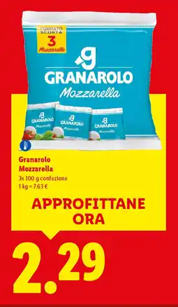 Lidl Granarolo Mozzarella offerta