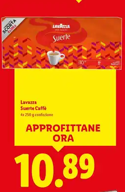 Lidl Lavazza Suerte Caffè offerta