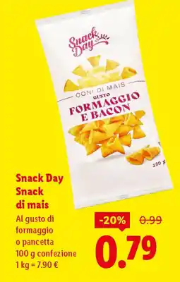 Lidl Snack Day Snack di mais offerta