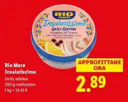 Lidl Rio Mare Insalatissime offerta