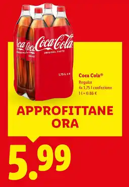 Lidl Coca Cola Regular offerta