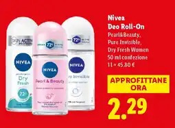 Lidl Nivea Deo Roll-On offerta