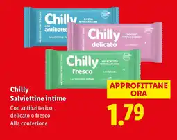 Lidl Chilly Salviettine intime offerta