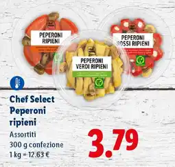 Lidl Chef Select Peperoni ripieni offerta