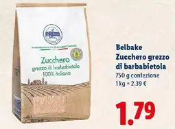 Lidl Belbake Zucchero grezzo di barbabietola offerta