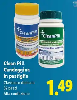 Lidl Clean Pill Candeggina in pastiglie offerta