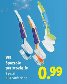 Lidl W5 Spazzole per stoviglie offerta