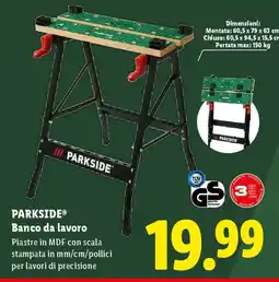 Lidl PARKSIDE Banco da lavoro offerta