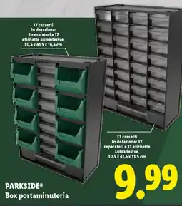 Lidl PARKSIDE Box portaminuteria offerta
