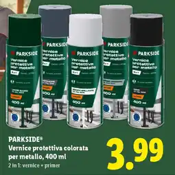 Lidl PARKSIDE Vernice protettiva colorata per metallo offerta
