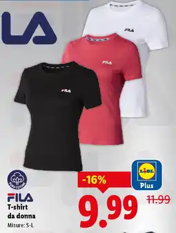 Lidl FILA T-shirt da donna offerta