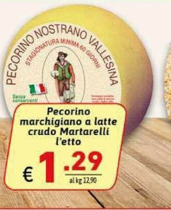 Ipercarni Pecorino offerta