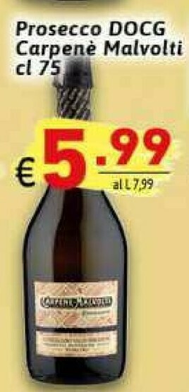 Ipercarni Prosecco offerta