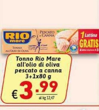 Ipercarni Tonno rio mare offerta
