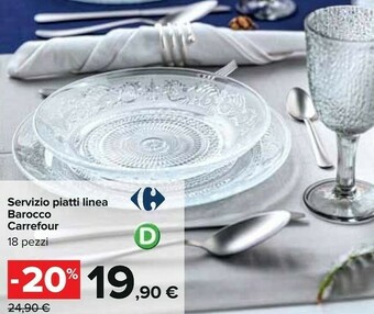 Carrefour Servizio piatti offerta