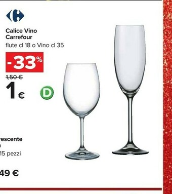 Carrefour Bicchieri offerta