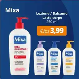 Acqua & Sapone Mixa Lozione/Balsamo Latte corpo offerta