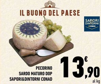 Conad Sapori & Dintorni Conad Pecorino Sardo Maturo DOP offerta