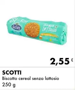 Iper Tosano SCOTTI Biscotto cereal senza lattosio offerta