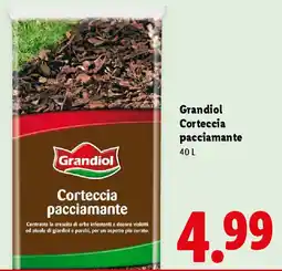Lidl Grandiol Corteccia pacciamante offerta