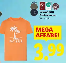 Lidl esmara MEN T-shirt da uomo offerta
