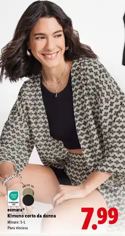 Lidl esmara Kimono corto da donna offerta