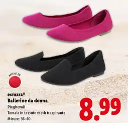 Lidl esmara Ballerine da donna offerta