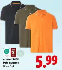 Lidl esmara MEN Polo da uomo offerta