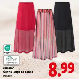 Lidl esmara Gonna lunga da donna offerta