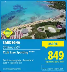 Lidl Club Esse Sporting offerta