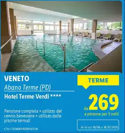 Lidl Hotel Terme Verdi offerta