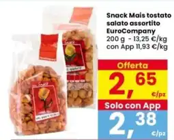 Interspar Snack Mais tostato salato assortito EuroCompany offerta