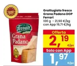 Interspar Grattugiato fresco Grana Padano DOP Ferrari offerta