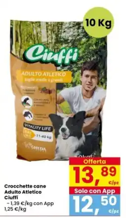 Interspar Crocchette cane Adulto Atletico Ciuffi offerta