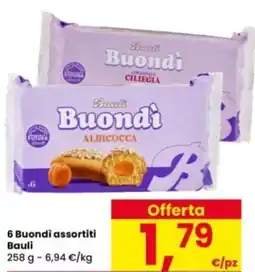 Interspar 6 Buondì assortiti Bauli offerta
