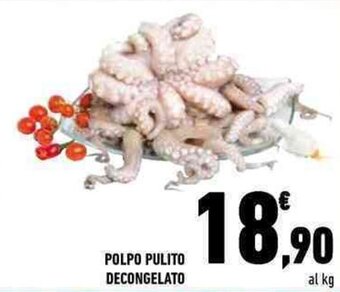 Conad Polpo Pulito Decongelato offerta
