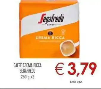 Conad Segafredo Caffè Crema Ricca 250g x2 offerta