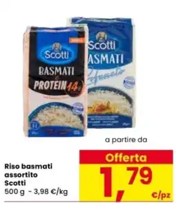 Interspar Riso basmati assortito Scotti offerta
