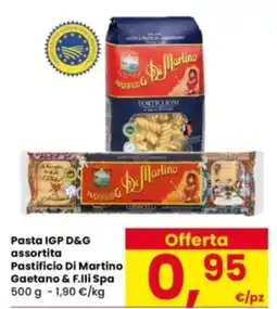 Interspar Pasta IGP D&G assortita Pastificio Di Martino Gaetano & F.lli Spa offerta