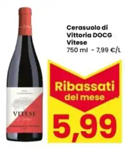 Interspar Cerasuolo di Vittoria DOCG Vitese offerta