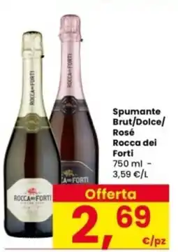 Interspar Spumante Brut/Dolce/ Rosé Rocca dei Forti offerta