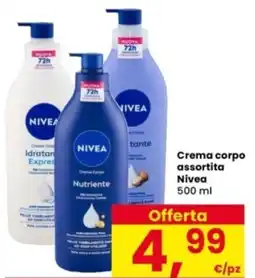 Interspar Crema corpo assortita Nivea offerta