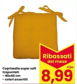 Interspar Coprisedia super soft trapuntati offerta