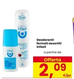 Interspar Deodoranti formati assortiti Infasil offerta